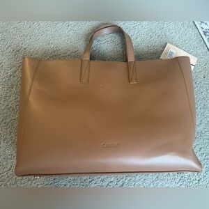 Calpak Tan Leather Carryall
Laptop Tote